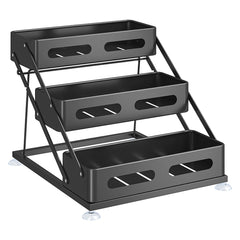 Kitchen Desktop Snap-On Foldable Spice Rack