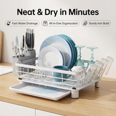Single-Layer Kitchen Dish Drainage Storage Rack