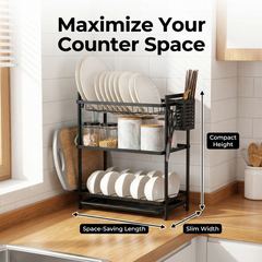 Kitchen Tableware Multi-Layer Drainage Storage Rack