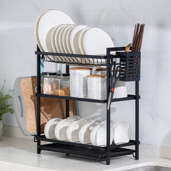 Kitchen Tableware Multi-Layer Drainage Storage Rack