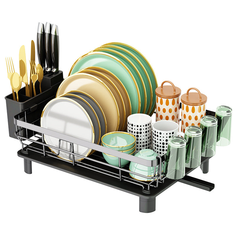 Single-Layer Kitchen Dish Drainage Storage Rack
