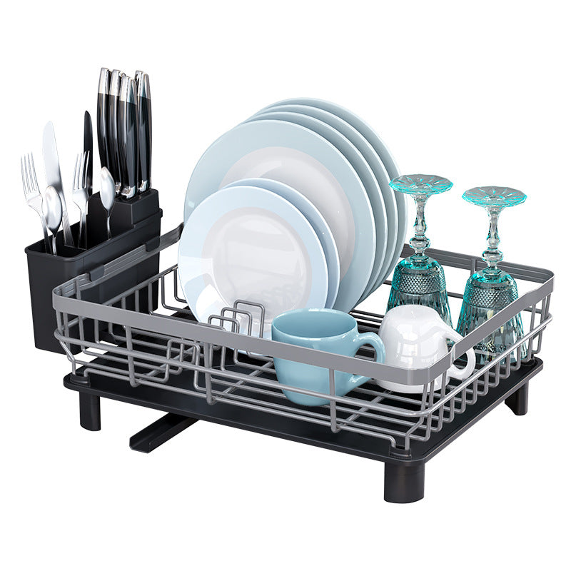 Single-Layer Kitchen Dish Drainage Storage Rack