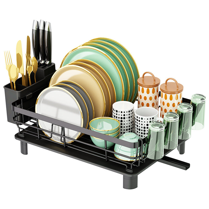 Single-Layer Kitchen Dish Drainage Storage Rack